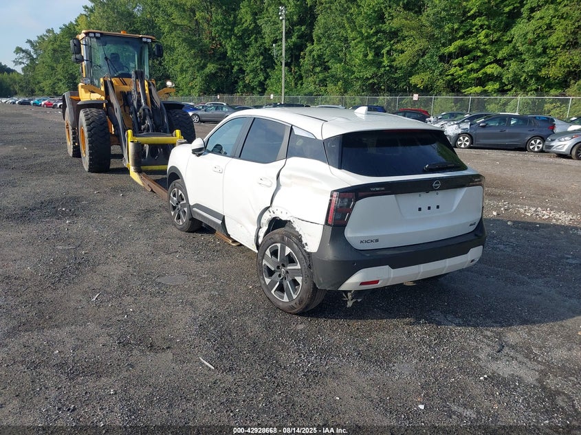Vin: 3n8ap6cb1sl300947, lot: 43422408, nissan kicks sv intelligent awd 20253