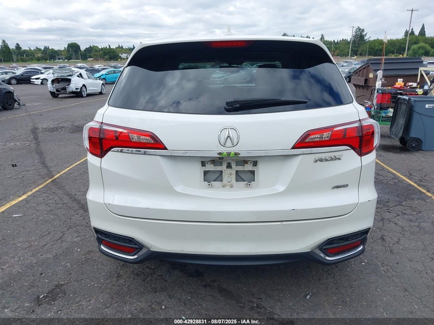 2016 Acura Rdx Acurawatch Plus Package VIN: 5J8TB4H36GL022513 Lot: 42928831