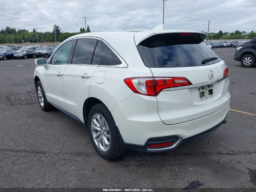 2016 Acura Rdx Acurawatch Plus Package VIN: 5J8TB4H36GL022513 Lot: 42928831