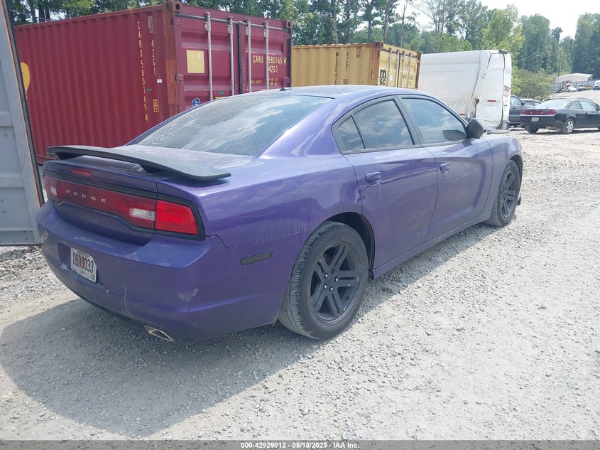 Vin: 2c3cdxhg5dh633191, lot: 43422751, dodge charger sxt 20134