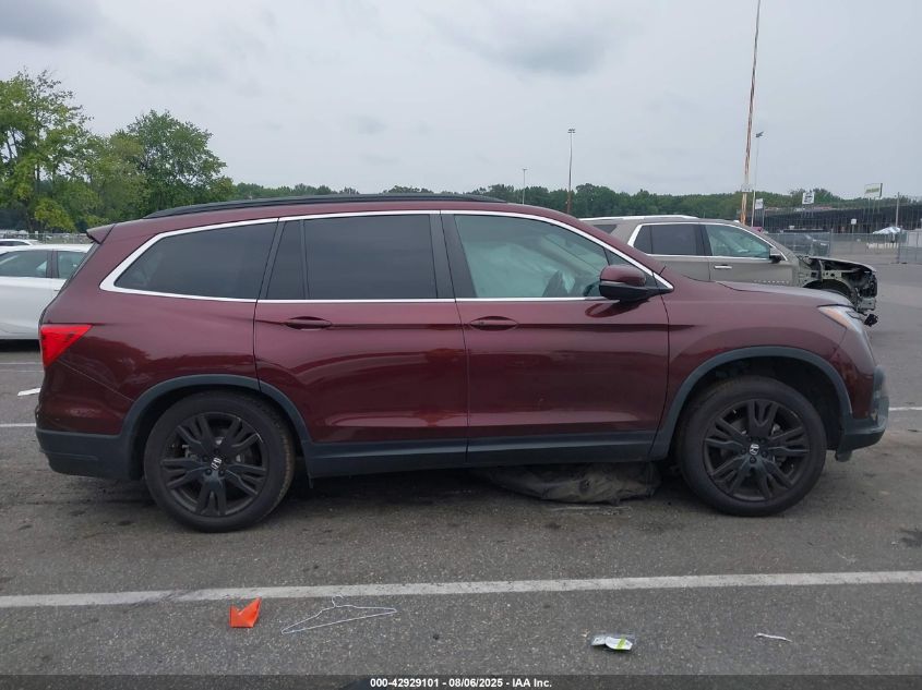 2022 Honda Pilot Awd Special Edition VIN: 5FNYF6H21NB097597 Lot: 42929101