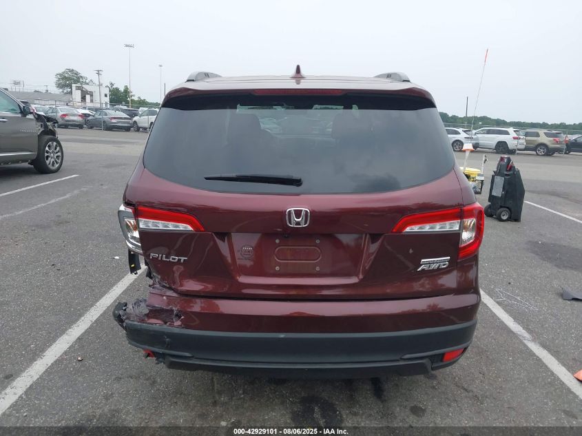2022 Honda Pilot Awd Special Edition VIN: 5FNYF6H21NB097597 Lot: 42929101