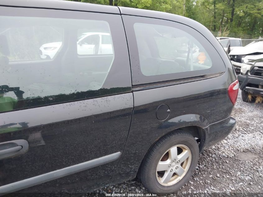 2007 Dodge Grand Caravan Se VIN: 1D4GP24R67B229590 Lot: 42929138