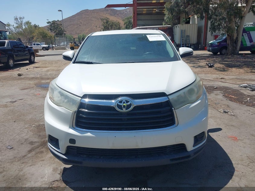 2016 TOYOTA HIGHLANDER LE - 5TDZARFH7GS018427