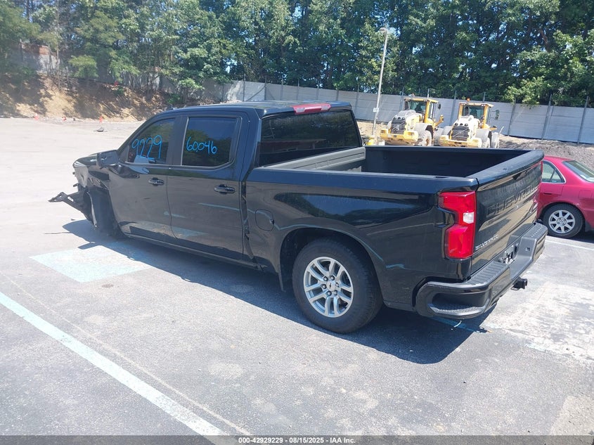 2021 CHEVROLET SILVERADO 1500 4WD  SHORT BED RST 1GCUYEEL6MZ442177