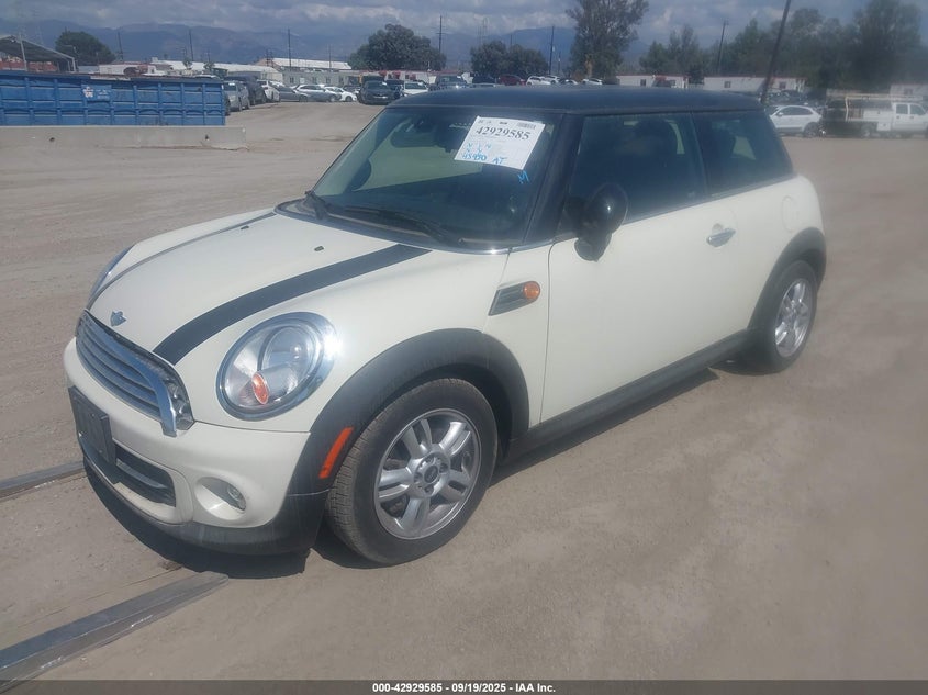 Vin: wmwsu3c58dt690619, lot: 43423325, mini hardtop cooper 20132