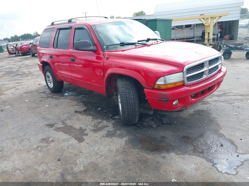 2003 Dodge Durango Slt red other gasoline 1D4HR48N33F573625 photo #1