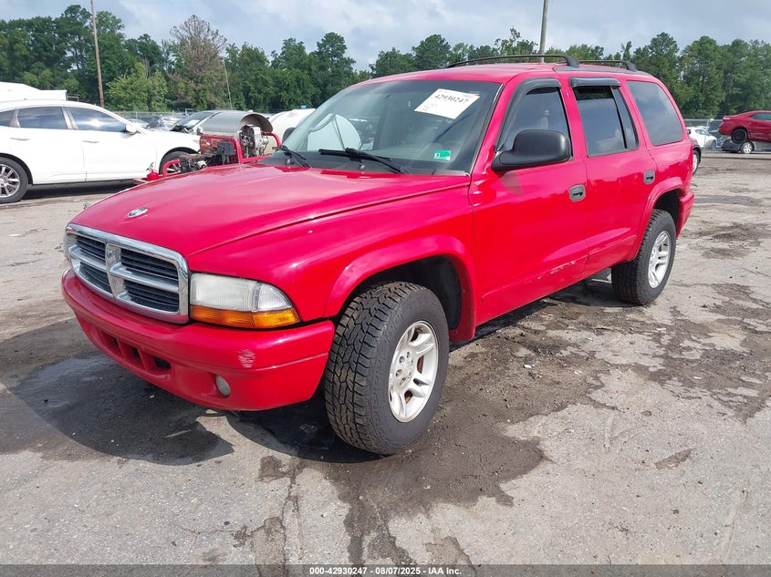 2003 Dodge Durango Slt red other gasoline 1D4HR48N33F573625 photo #3