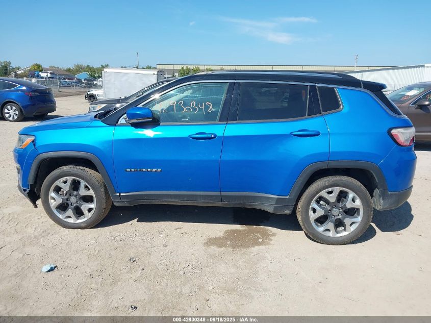 2019 Jeep Compass Limited 4X4 VIN: 3C4NJDCB3KT842666 Lot: 42930348