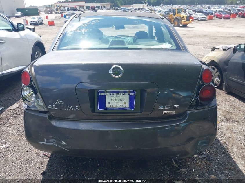 2006 Nissan Altima 2.5 S VIN: 1N4AL11D26C232258 Lot: 42930350