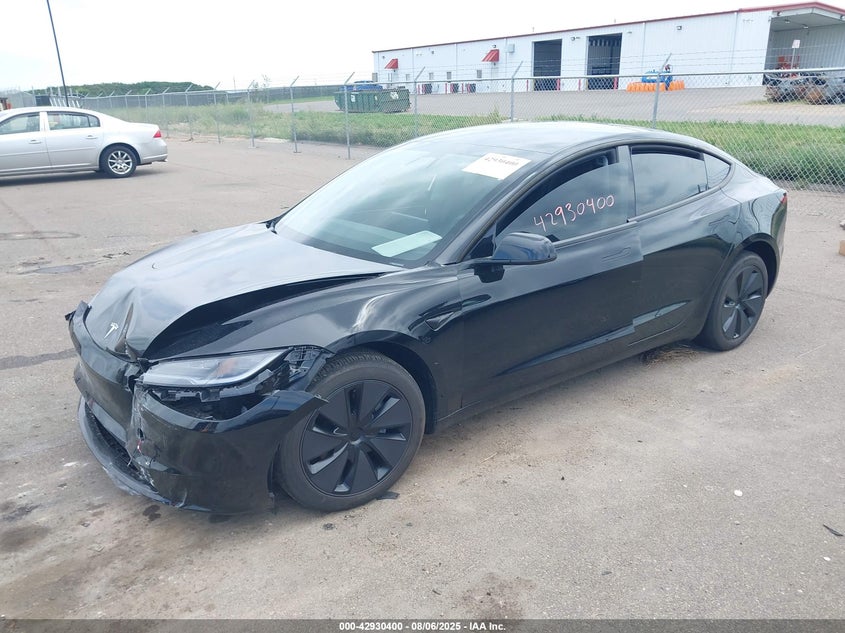 Vin: 5yj3e1eb4sf974437, lot: 43424140, tesla model 3 long range all-wheel drive 20252