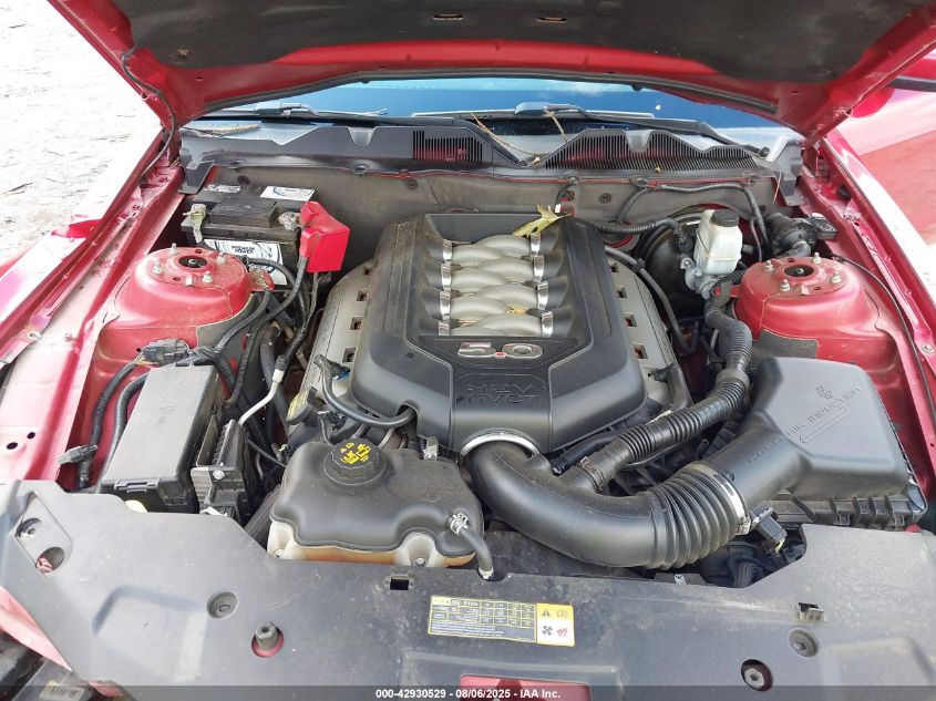 2012 Ford Mustang Gt Premium VIN: 1ZVBP8CF5C5262037 Lot: 42930529