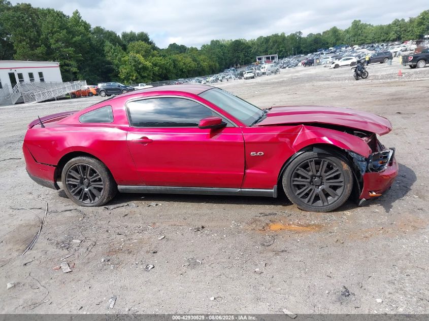 2012 Ford Mustang Gt Premium VIN: 1ZVBP8CF5C5262037 Lot: 42930529