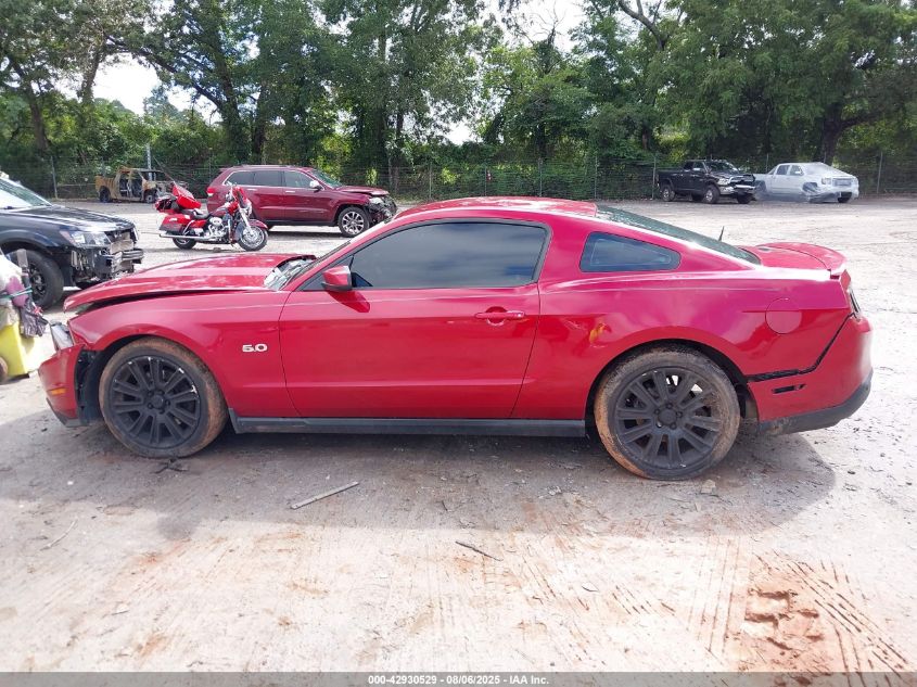 2012 Ford Mustang Gt Premium VIN: 1ZVBP8CF5C5262037 Lot: 42930529
