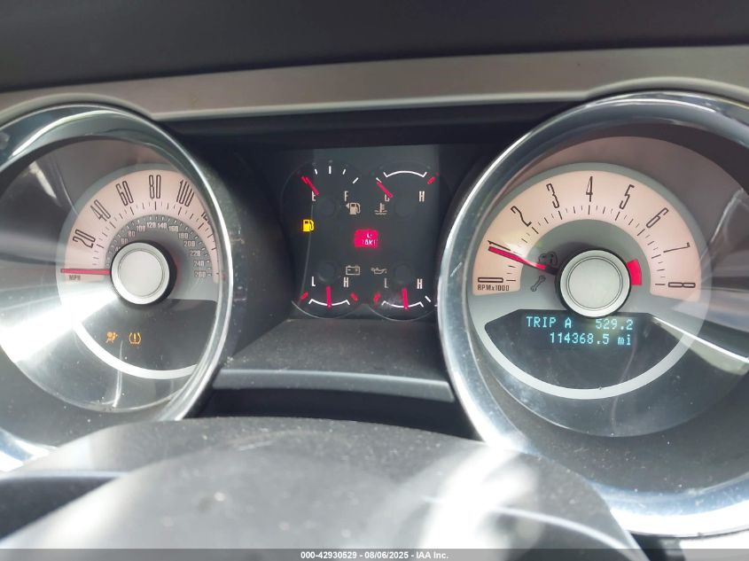 2012 Ford Mustang Gt Premium VIN: 1ZVBP8CF5C5262037 Lot: 42930529