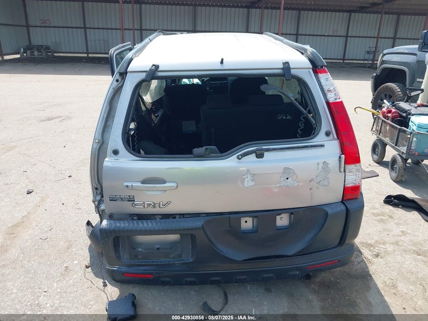 2006 Honda Cr-V Lx VIN: JHLRD68506C018684 Lot: 42930856