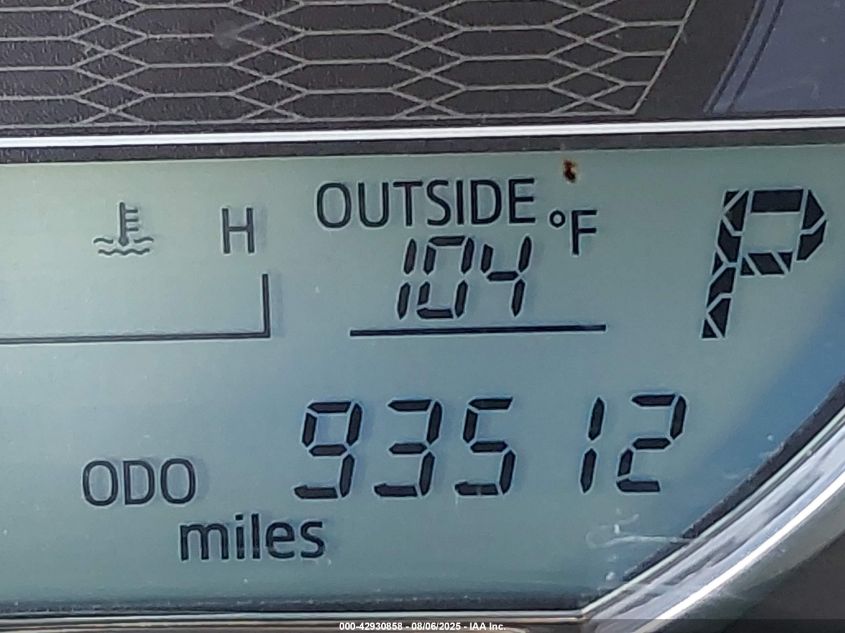 2016 Toyota Corolla L VIN: 2T1BURHE0GC725647 Lot: 42930858