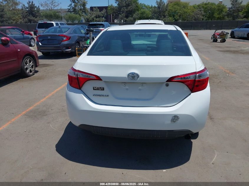 2016 Toyota Corolla L VIN: 2T1BURHE0GC725647 Lot: 42930858