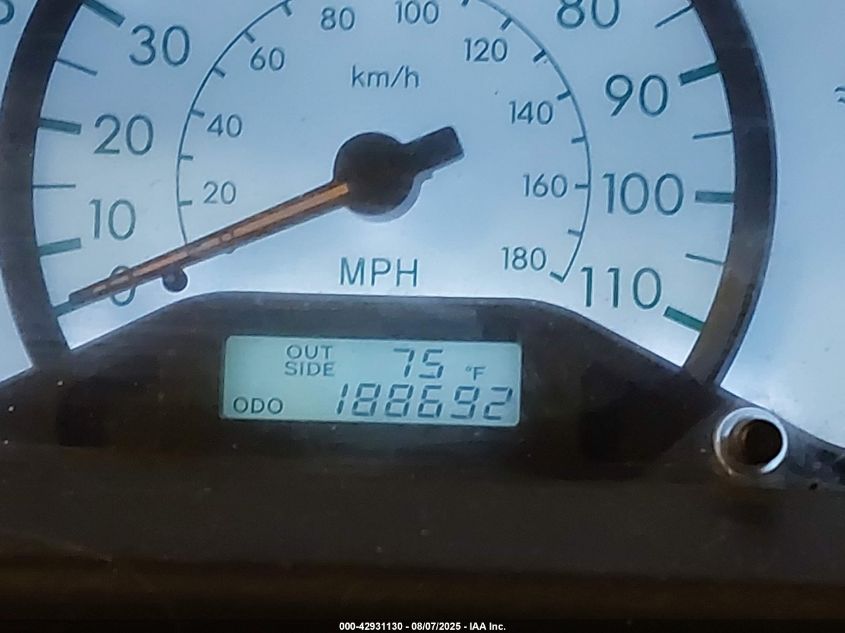 2003 Toyota Corolla Le VIN: JTDBR32E332014623 Lot: 42931130