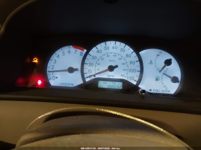 2003 Toyota Corolla Le VIN: JTDBR32E332014623 Lot: 42931130