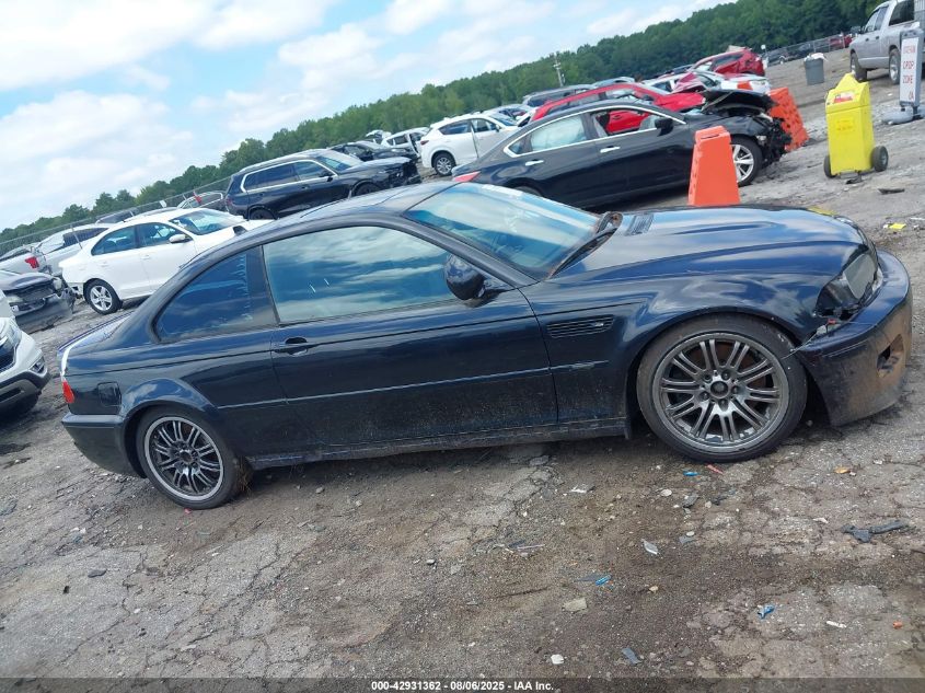 2002 BMW M3 VIN: WBSBL93472JR13864 Lot: 42931362