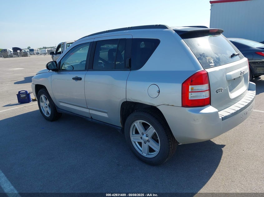 2008 Jeep Compass Sport silver other gasoline 1J8FT47W58D789469 photo #4