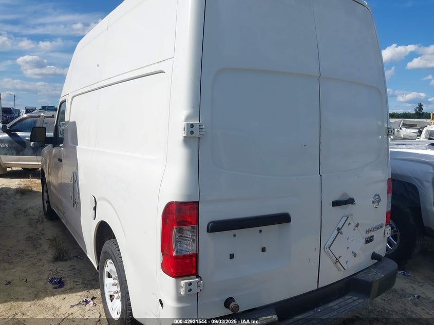 2012 Nissan Nv 2500 Nv2500 Hd S V6 white van gasoline 1N6BF0LX9CN112476 photo #4