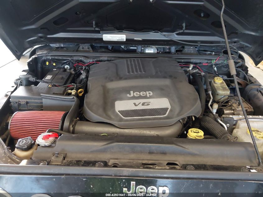 2016 Jeep Wrangler Unlimited Sport VIN: 1C4BJWDG9GL310687 Lot: 42931641