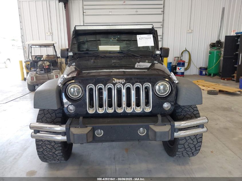 2016 Jeep Wrangler Unlimited Sport VIN: 1C4BJWDG9GL310687 Lot: 42931641