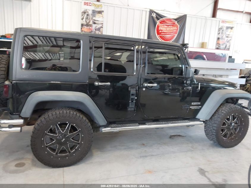 2016 Jeep Wrangler Unlimited Sport VIN: 1C4BJWDG9GL310687 Lot: 42931641