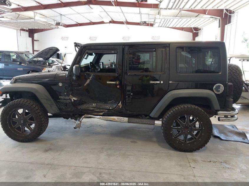 2016 Jeep Wrangler Unlimited Sport VIN: 1C4BJWDG9GL310687 Lot: 42931641