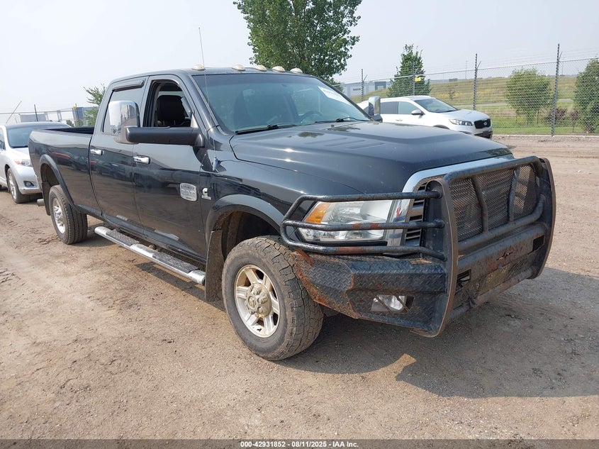 2012 Ram 3500 Laramie Longhorn/Limited Edition black truck diesel 3C63D3KL8CG130870 photo #1