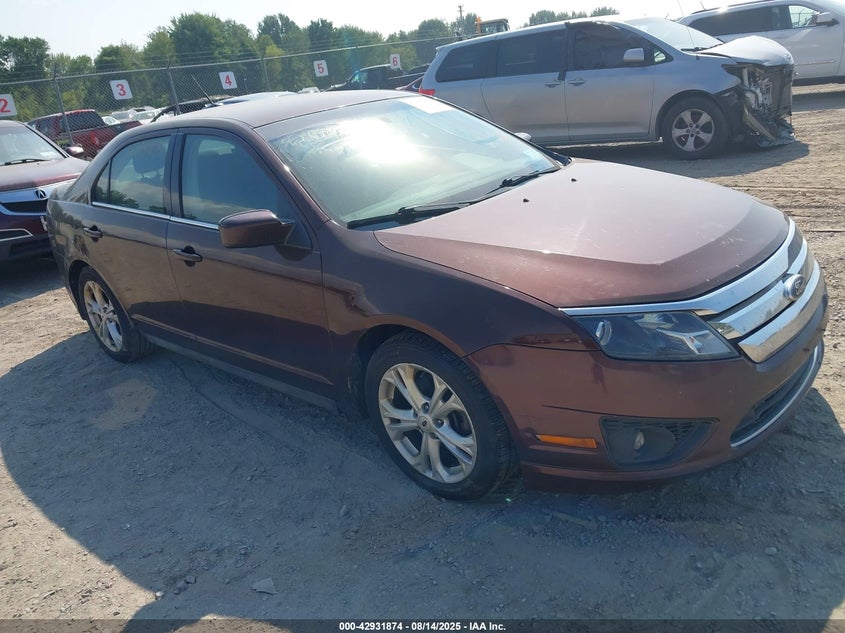 3FAHP0HA9CR165101 2012 Ford Fusion Se auction photo 1