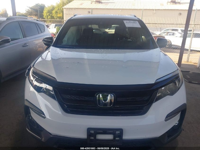 2022 Honda Pilot Awd Trailsport VIN: 5FNYF6H88NB023226 Lot: 42931883