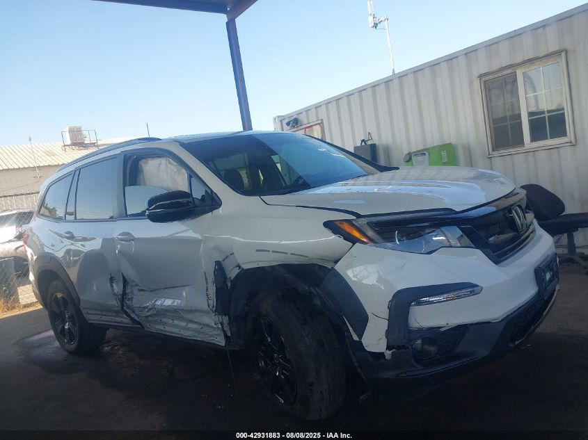2022 Honda Pilot Awd Trailsport VIN: 5FNYF6H88NB023226 Lot: 42931883
