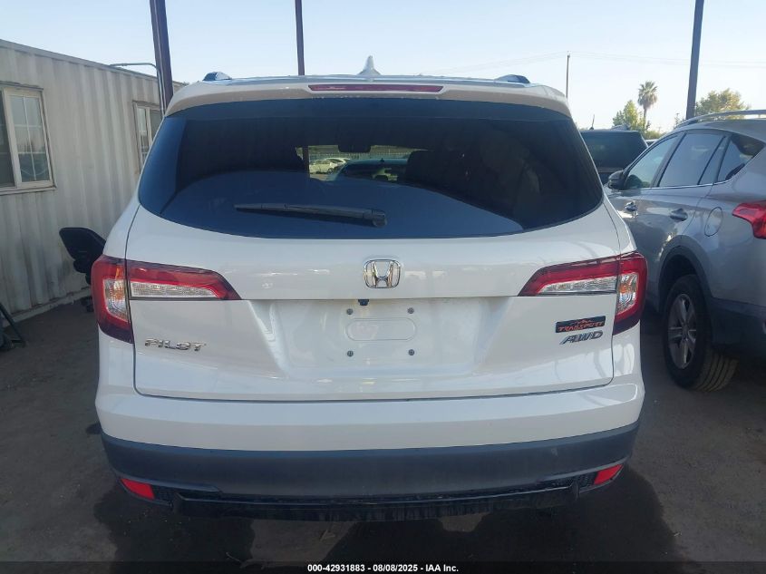2022 Honda Pilot Awd Trailsport VIN: 5FNYF6H88NB023226 Lot: 42931883
