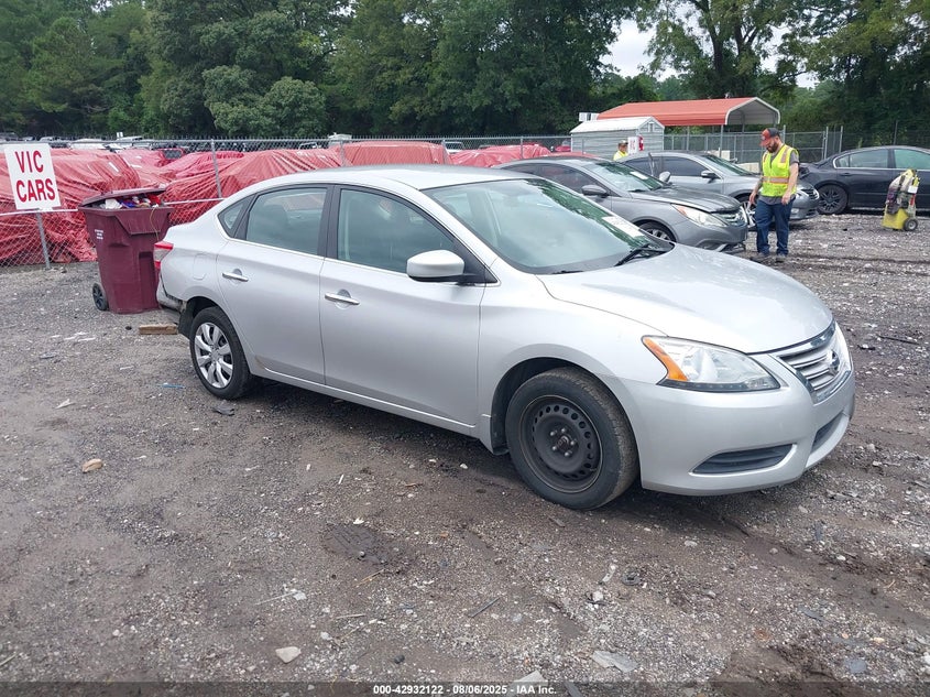3N1AB7AP5EL696323 2014 Nissan Sentra Sv auction photo 1