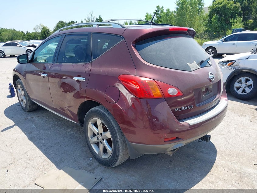 JN8AZ18U29W106357 2009 NISSAN MURANO photo no. 3