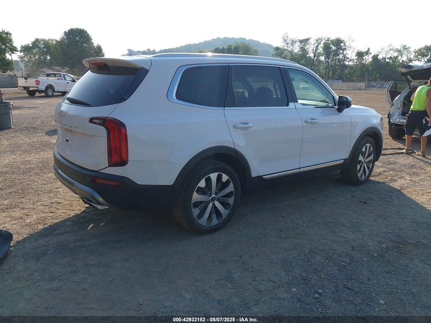 VIN 5XYP34HC0NG305768 2022 KIA TELLURIDE EX