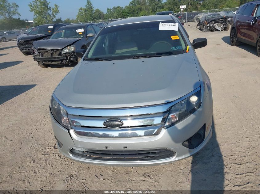 2010 Ford Fusion S VIN: 3FAHP0GA8AR395484 Lot: 42932246