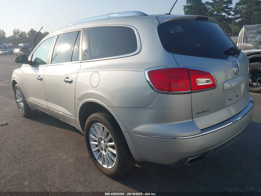 Vin: 5gakvckd7dj197729, lot: 43426093, buick enclave leather 20133