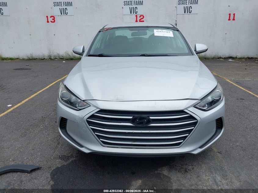 VIN KMHD84LF6JU620889 2018 HYUNDAI ELANTRA SEL