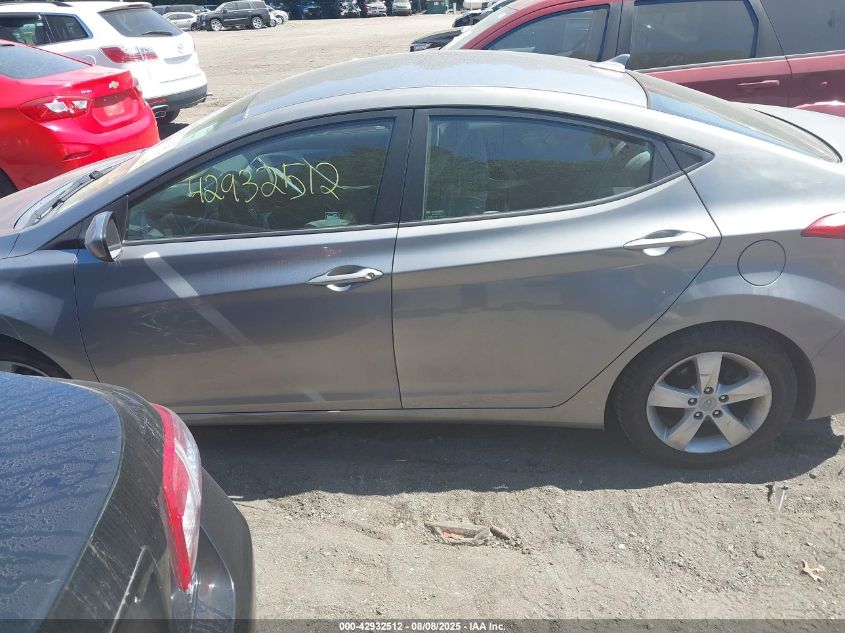 2012 Hyundai Elantra Gls (Ulsan Plant) VIN: KMHDH4AE6CU231618 Lot: 42932512