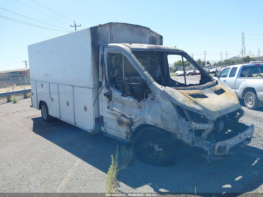 1FDWS9ZV9FKA27858 2015 Ford Transit-350 Cab auction photo 1
