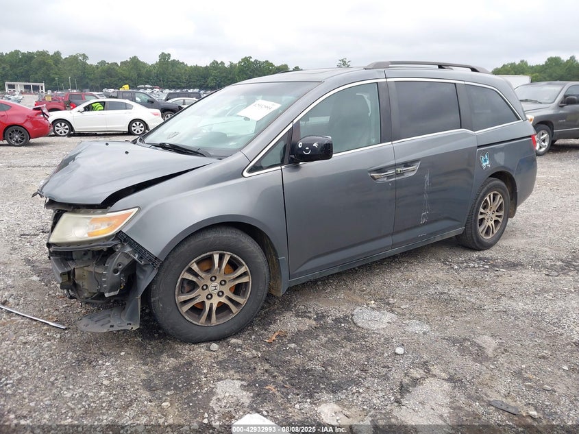 Vin: 5fnrl5h61cb105589, lot: 43426734, honda odyssey ex-l 20122