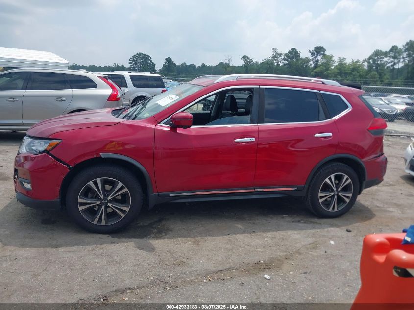 2017 Nissan Rogue Sl VIN: JN8AT2MV6HW285345 Lot: 42933183