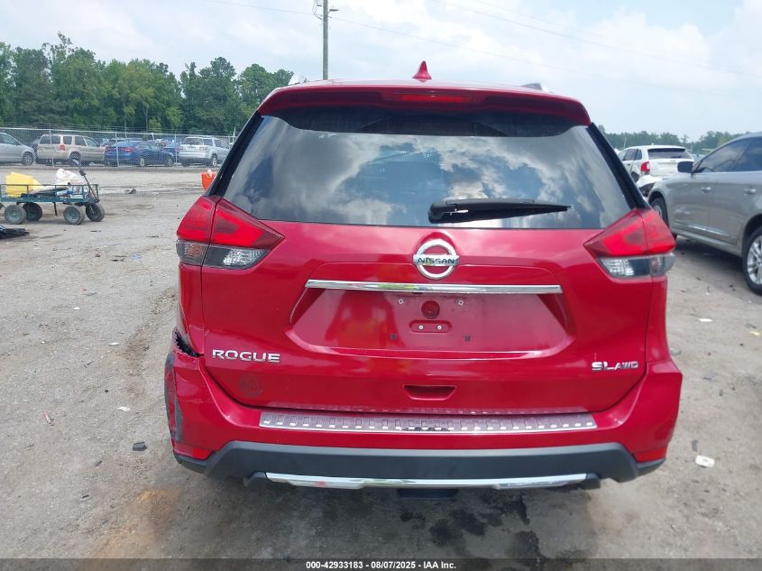 2017 Nissan Rogue Sl VIN: JN8AT2MV6HW285345 Lot: 42933183