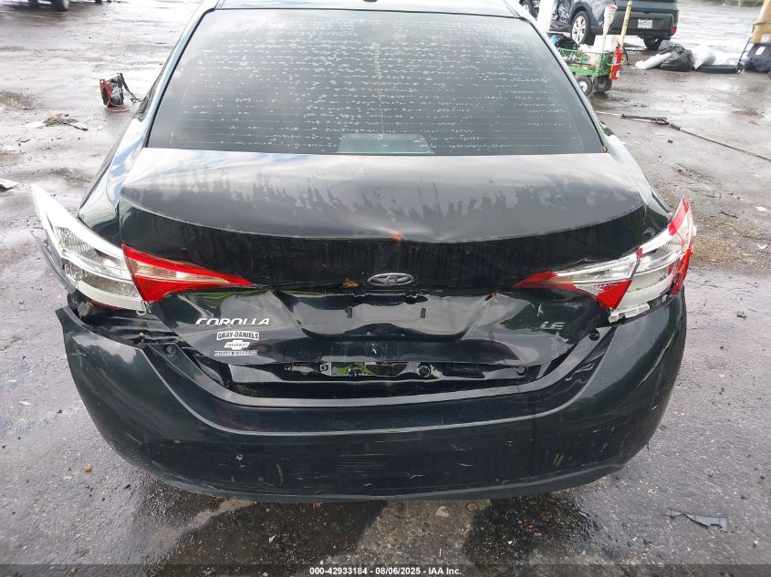 2018 Toyota Corolla Le VIN: 2T1BURHE2JC085626 Lot: 42933184