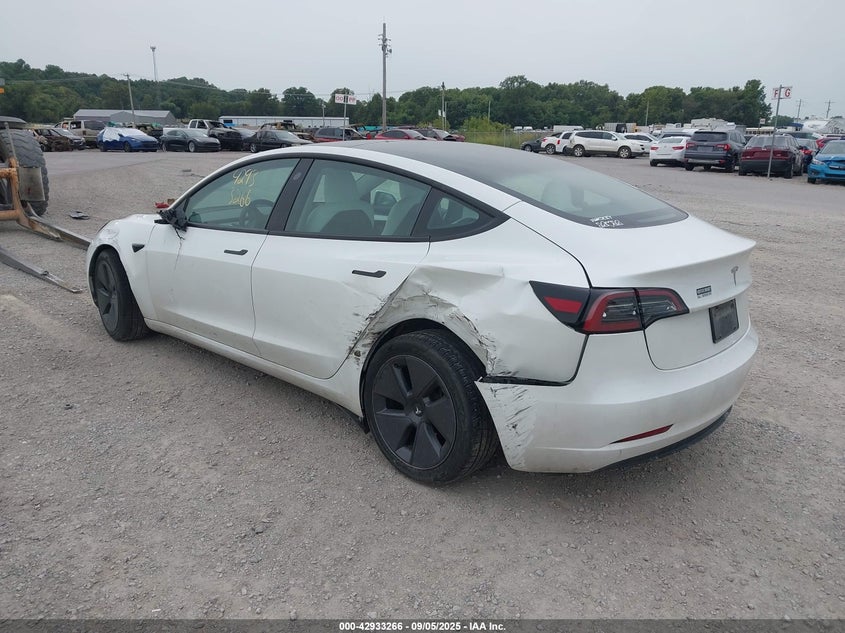 Vin: 5yj3e1ea9pf608665, lot: 43427006, tesla model 3 rear-wheel drive 20233