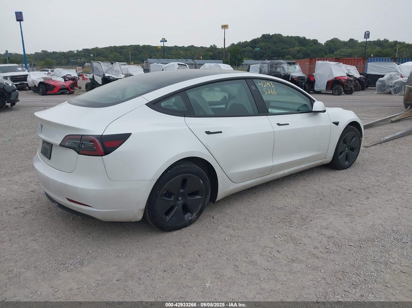 Vin: 5yj3e1ea9pf608665, lot: 43427006, tesla model 3 rear-wheel drive 20234